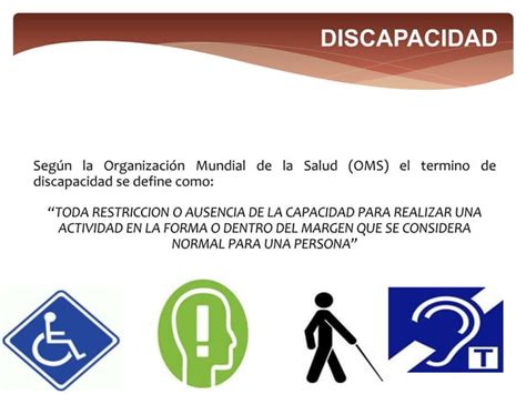 Tipos De Discapacidades Ppt