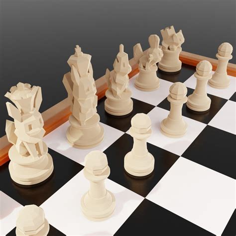 Pokemon Chess Set D Print File Stl Chess Set Premium Chess Set Chess