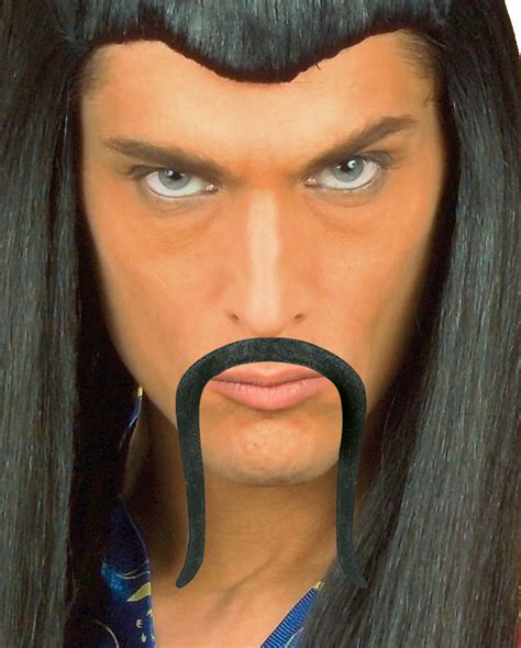 Chinese Mustache Self Adhesive Black For Halloween Horror