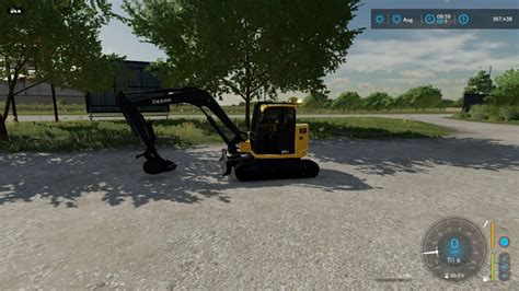 John Deere G Excavator Edit Lots Of Options V Fs Mod Farming