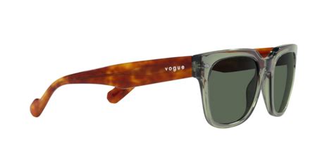 Vogue Vo5490s 282171 Transparent Green Man Sunglasses Lo Lookeronline