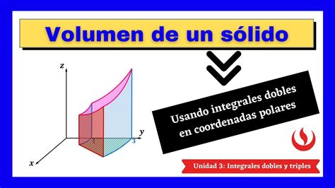 Unidad Integrales Dobles En Coordenadas Polares Volumen De Un