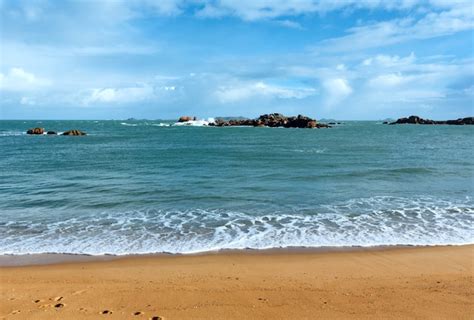 Premium Photo Tregastel Coast Spring View Between Perros Guirec And