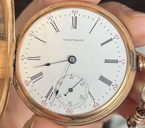 Waltham Gold Pocket Watch In Great Condition Rwatches