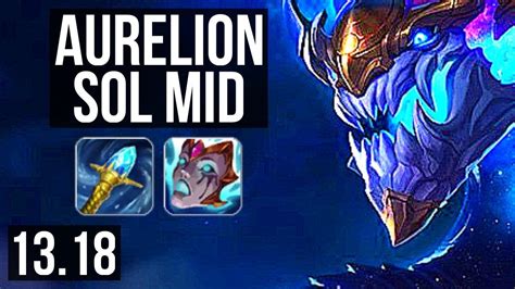 AURELION SOL Vs YONE MID 73 Winrate 8 2 10 KR Master 13 18