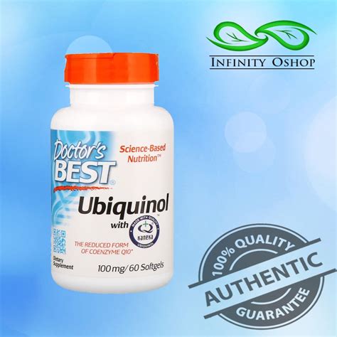 Doctor S Best Ubiquinol With Kaneka 100 Mg 60 Softgels Shopee