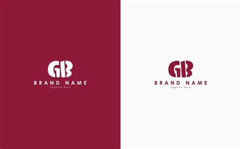 Premium Vector | Gb letters vector logo design
