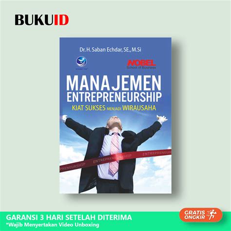 Jual Buku Manajemen Entrepreneurship Kiat Sukses Menjadi Wirausaha