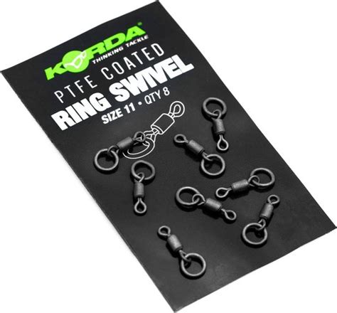 Korda PTFE Ring Swivel Size 8 Wartels Bol