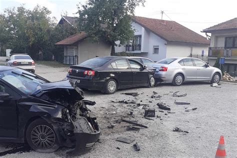 Pet osoba povrijeđeno u teškoj saobraćajnoj nezgodi