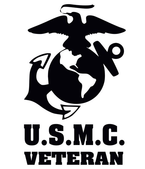 US Marine Corps Veteran Decal | Etsy