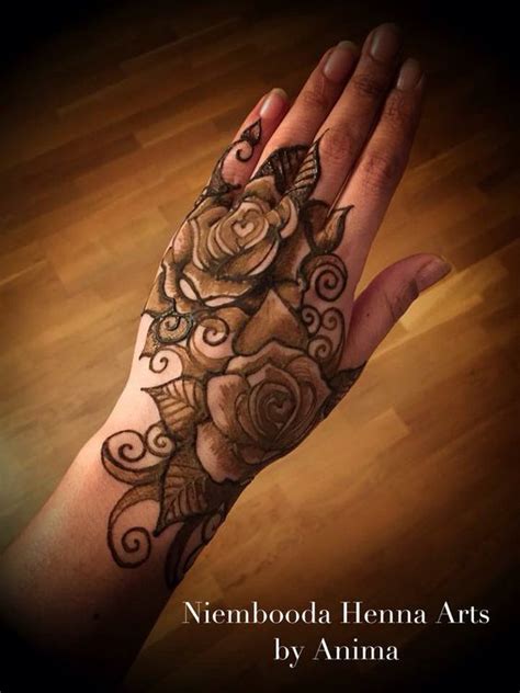 Best Henna Tattoo Design Rose