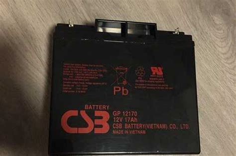 Аккумулятор CS3 GP 12170 12V 17Ah Москва | Оргтехника и расходники ...