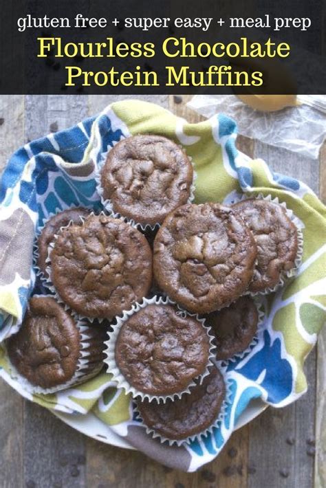 Flourless Chocolate Protein Muffins An Easy Gluten Free Breakfast
