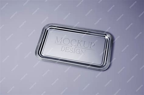 Premium Psd Top View Serving Tray Mockup