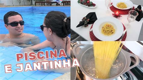 Fomos Na Piscina Do Condom Nio E Fizemos O Jantar Juntos Youtube