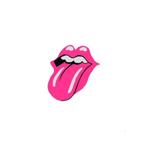 Preppy Icon Rolling Stones Pink Iphone Wallpaper Preppy Pink