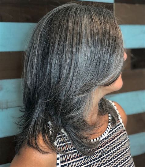 65 Gorgeous Gray Hair Styles To Inspire Your Next Chop Gorgeous Gray Hair Blending Gray Hair