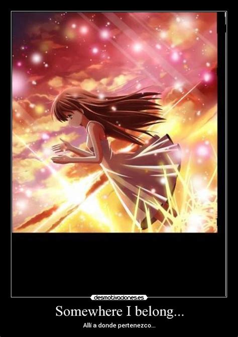 Somewhere I belong... | Desmotivaciones