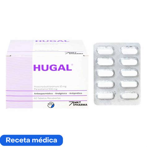 Hioscina Hugal Paracetamol 500Mg Butil Bromuro 10 Mg Tableta