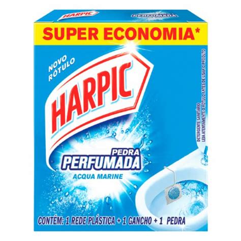 PEDRA SANITÁRIA HARPIC PLUS ACQUA MARINE 20G EMBALAGEM ECONÔMICA