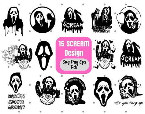 Scream Svg Ghost Face Svg Scream Ghost Face No You Hang Up First Svg