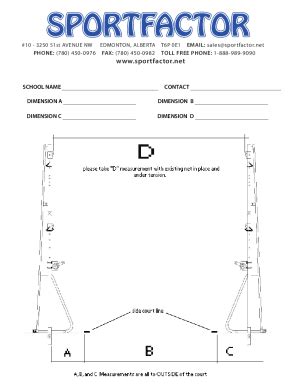 Fillable Online Volleyball Net Dimension Sheet Fax Email Print Pdffiller