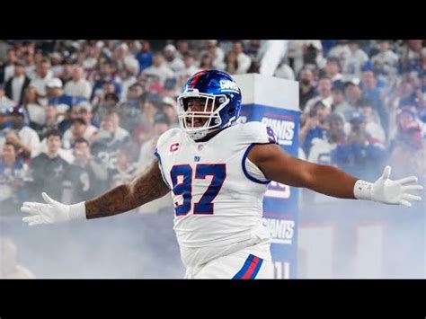 Giants Begin Contract Negotiations With Dexter Lawrence For A Long Term