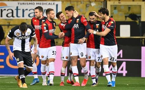 Parma Genoa Gol E Highlights Rovesciata Di Pell E Doppietta Di