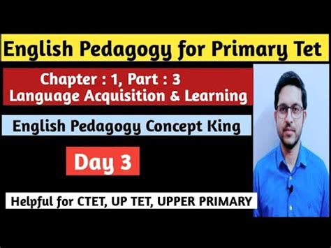 Wb Primary Tet English Pedagogy Day Language Learning And