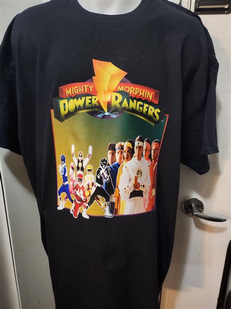 Vintage 90s Mighty Morphin Power Rangers T Shirt Unisex Etsy Uk