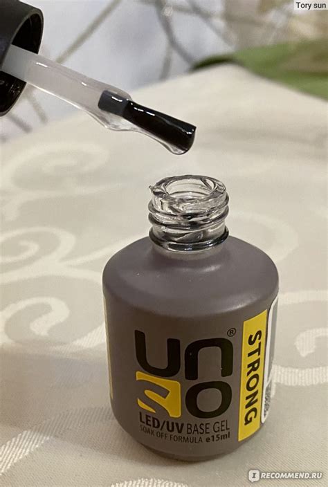 База для гель-лака UNO Base Strong (15 мл.) - «Uno strong жесткая база ...