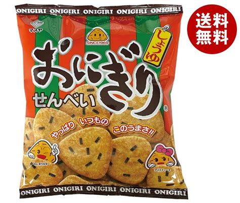 マスヤ おにぎりせんべい 92g×12袋入｜ お菓子 おつまみ・せんべい 袋 米菓 醤油 しょうゆ