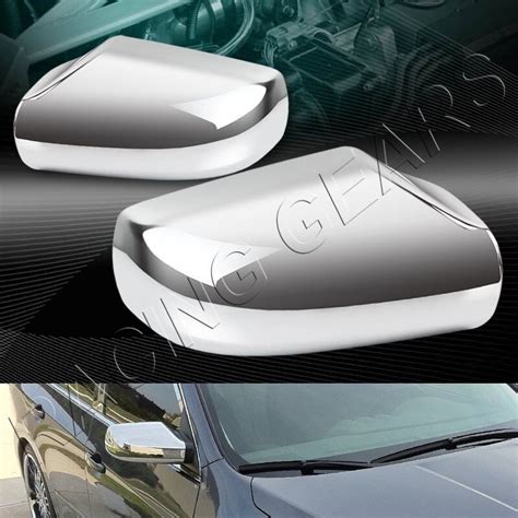 FOR NISSAN ALTIMA SL SR CHROME ABS SIDE MIRROR COVERS CAP W O SIGNAL