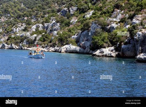Sunken City Of Kekova Turkey Stock Photo Alamy