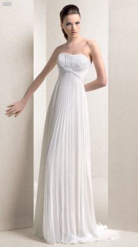 empire dress silhouette | Column wedding dress, Most beautiful wedding ...