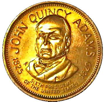 Token John Quincy Adams United States Numista