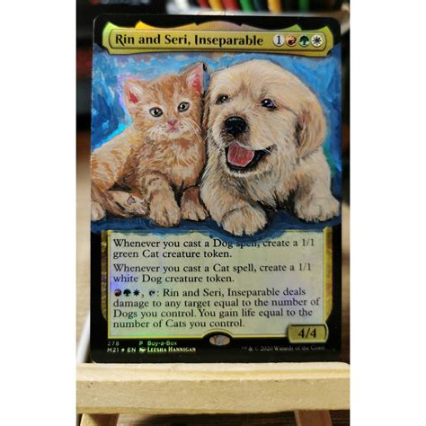 Rin and Seri Inseparable Magic the Gathering altered art | Etsy