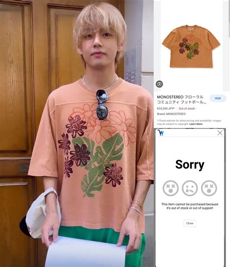 Bts V Hotrends On Twitter Kim Taehyung Bts V Worn Outfit A Monostereo