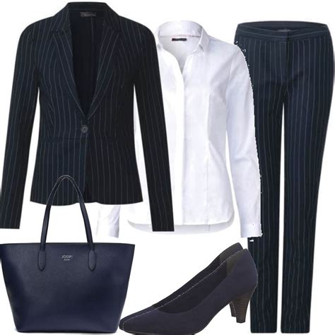 Businessoutfit Damen Blau F R Damenoutfits Zum Nachshoppen Auf Stylaholic