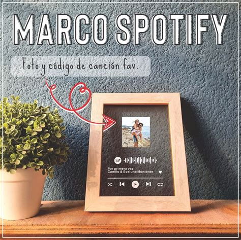 Cuadro Spotify Para Regalo De Pareja Personalizado Espacio Creativo Mk