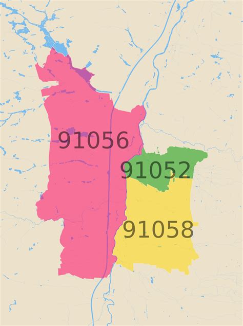 Erlangen Postleitzahlen Karte Atlasbig