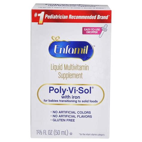 Poly Vi Sol With Iron Infant Drops 16 Oz Childrens Multivitamins