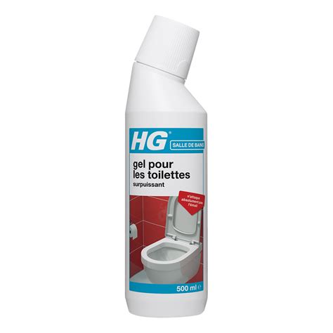 HG gel surpuissant pour les toilettes un nettoyant wc puissant très