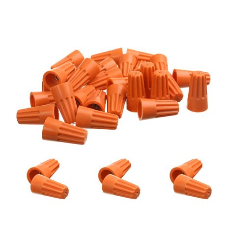 Fielect 100Pcs Electrical Wire Connectors Nut Screw Terminals Wire