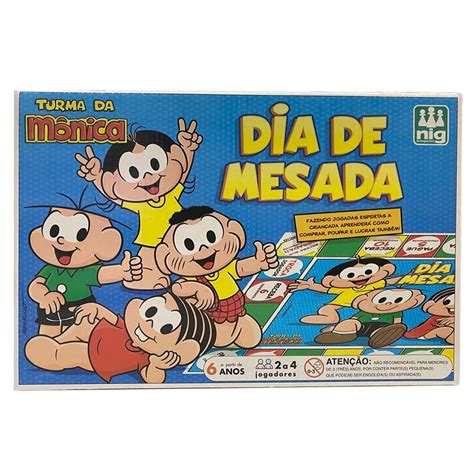 Jogo Dia De Mesada Turma Da Monica Brinquedo Educativo Shopee Brasil