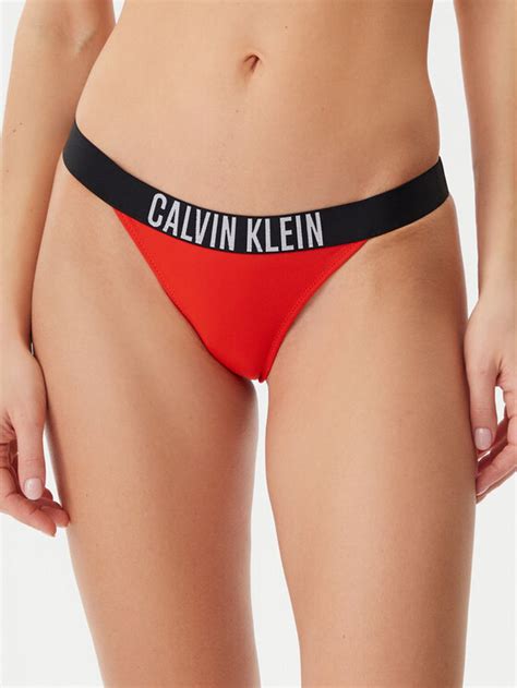 Calvin Klein Swimwear Bikini Unterteil KW KW Rot Modivo De