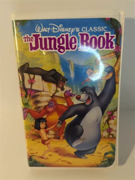 Das Jungle Buch Walt Disney Classic Vhs Schwarzer Diamant Eur