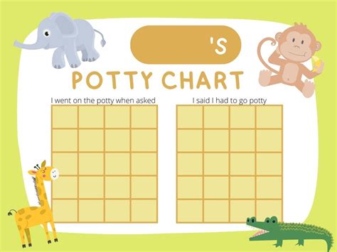 Printable Potty Chart - Mama of Minis