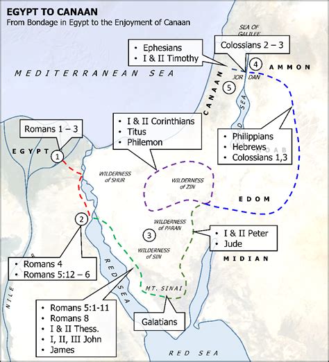 Israel Journey From Egypt To Canaan Map Shawn Dolorita